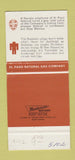 Matchbook Cover - El Paso Natural Gas TX Shiprock Navajo 30 Strike