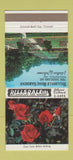 Matchbook Cover - Hillsdale Nursery Rose Garden Indianapolis IN WEAR 30 Strike