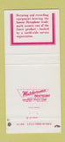 Matchbook Cover - Dictaphone Time Master recording WEAR 30 Strike