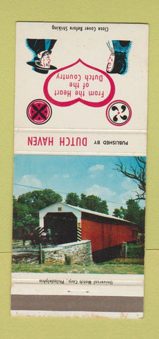 Matchbook Cover - Dutch Haven Soudersburg PA 30 Strike