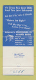 Matchbook Cover - Dutch Haven Soudersburg PA 30 Strike