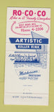 Matchbook Cover - The Laufers Roller Rink West Bend WI 30 Strike