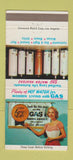 Matchbook Cover - Gas Water Heaters girlie Los Angeles CA 30 Strike