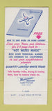 Matchbook Cover - Gas Water Heaters girlie Los Angeles CA 30 Strike