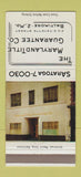Matchbook Cover - Maryland Title Guarantee Baltimore MD 30 Strike