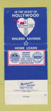 Matchbook Cover - First Federal Savings Hollywood FL 30 Strike