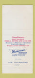 Matchbook Cover - Benjamin Franklin Savings Portland OR 30 Strike