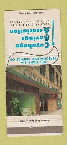Matchbook Cover - Cuyahoga Savings Association Cleveland OH 30 Strike