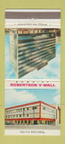 Matchbook Cover - Robertson V Wall Pittsburgh PA building materials 30 Strike