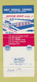 Matchbook Cover - First Federal Savings Lake Worth FL 30 Strike