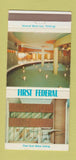 Matchbook Cover - First Federal Savings Cumberland MD 30 Strike