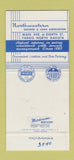 Matchbook Cover - Northwestern Savings and Loan Fargo ND 30 Strike