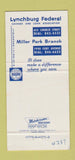 Matchbook Cover - Lynchburg Federal Savings and Loan VA 30 Strike