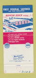 Matchbook Cover - First Federal Savings and Loan Lake Worth FL 30 Strike