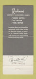 Matchbook Cover - Rawlison's Laundry WEAR 30 Strike