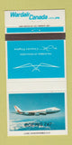 Matchbook Cover - Wardair Canada Airline 30 Strike