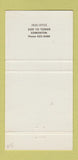 Matchbook Cover - Wardair Canada Airline 30 Strike