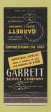 Matchbook Cover - Garrett Supply Los Angeles CA 30 Stick