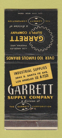 Matchbook Cover - Garrett Supply Los Angeles CA 30 Stick