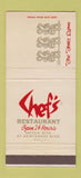 Matchbook Cover - Chef's Restaurant Lawndale CA 30 Strike