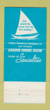 Matchbook Cover - 7 Seas Restaurant Sausalito CA 30 Strike