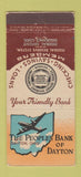 Matchbook Cover - Peoples Bank of Dayton OH 21 Strike Feature