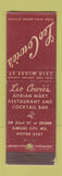 Matchbook Cover - Leo Cowie's Restaurant Kansas City MO WEAR