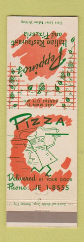 Matchbook Cover - Peppino's Pizza Kansas City MO