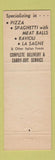 Matchbook Cover - Peppino's Pizza Kansas City MO