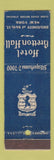 Matchbook Cover - Hotel Bretton Hall New York City