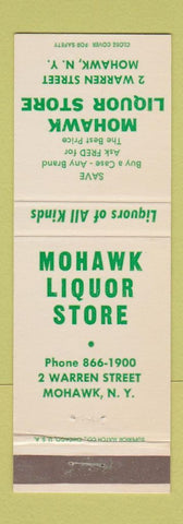 Matchbook Cover - Mohawk Liquor Store Mohawk NY