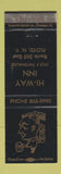Matchbook Cover - Hi Way Inn Floyd NY