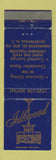 Matchbook Cover - Idlewood Fayetteville NY WEAR