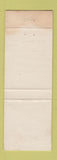 Matchbook Cover - Idlewood Fayetteville NY WEAR