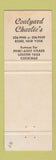 Matchbook Cover - Coalyard Charlie's Rome NY restaurant
