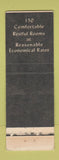 Matchbook Cover - Hotel Wellington Omaha NE