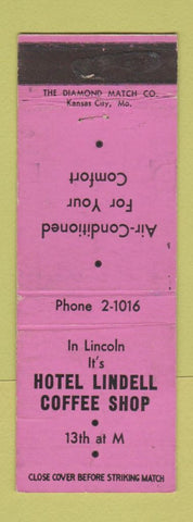 Matchbook Cover - Hotel Lindell Lincoln NE WEAR