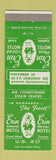 Matchbook Cover - Erin Motels Grand Island Fremont Ogallala Cozad NE