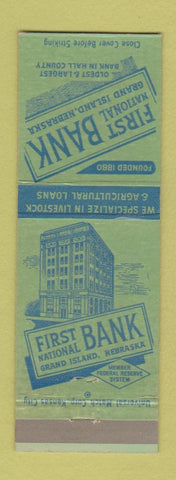 Matchbook Cover - First National Bank Grand Island NE