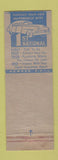 Matchbook Cover - First National Bank Grand Island NE