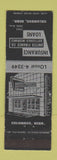 Matchbook Cover - United Finance Insurance Columbus NE
