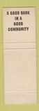 Matchbook Cover - State Bank of Cairo NE