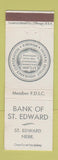 Matchbook Cover - Bank of St Edward NE