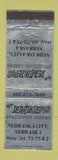 Matchbook Cover - Embers Restaurant Nebraska City NE WEAR
