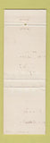 Matchbook Cover - Drake Hotel Cafe Alliance NE WEAR