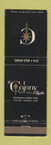 Matchbook Cover - Colony Motor Hotel Clayton MO