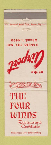 Matchbook Cover - Four Winds Restaurant Airport Kansas City MO