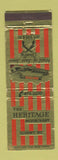Matchbook Cover - Heritage Restaurant Kearney MO
