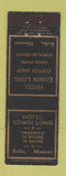 Matchbook Cover - Hotel Edwin Long Rolla MO