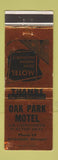 Matchbook Cover - Oak Park Motel Greenfield MO low phone #